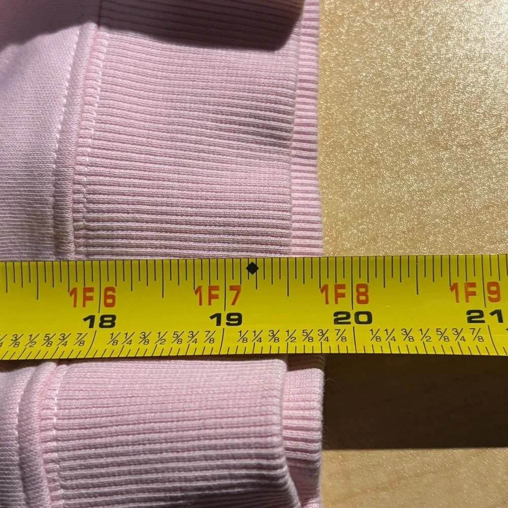 Vineyard Vines Girls Pink 1/4 Zip Pullover Sweatshirt Whale Logo Size M 10-12